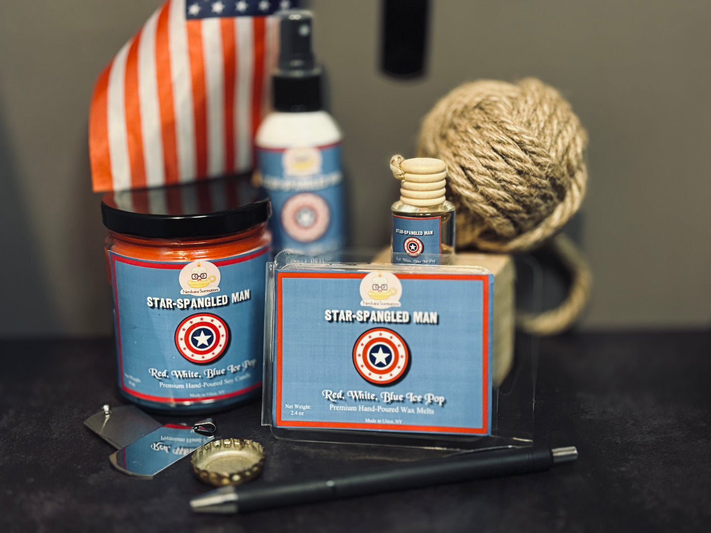 Nerdvana Scentsations - Star-Spangled Man™ Collection - Nerdvana Scentsations